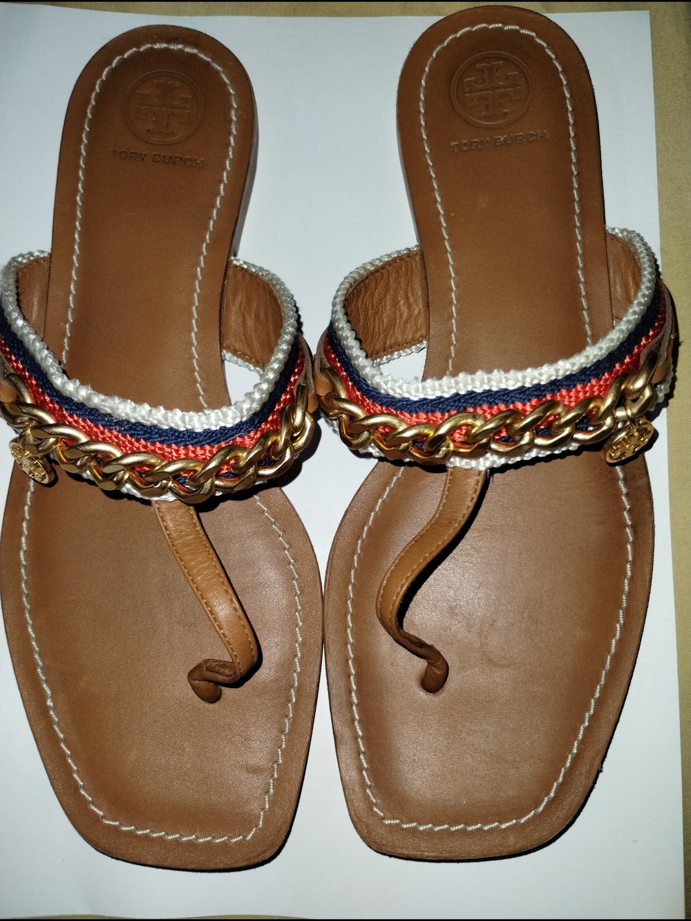 Tory Burch Mini Benton Chain Band Sandal